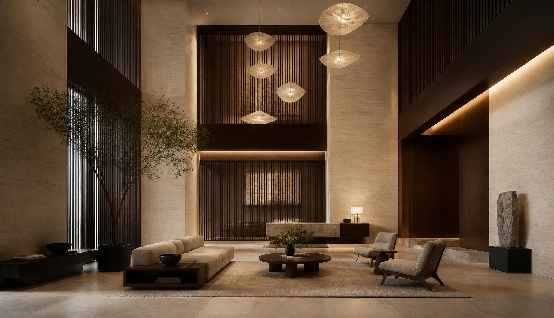 Hall de entrada sofisticado — Astena Club